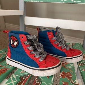 Spiderman Marvel Toddler Sneakers - Size 6